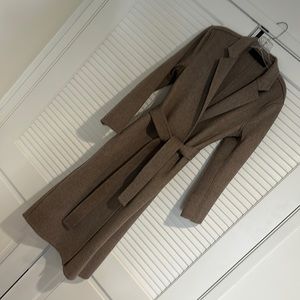 Jenni Kayne Cashmere Overcoat Taupe S